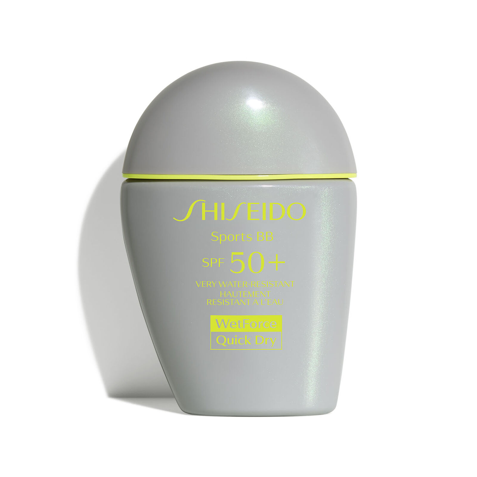 Bottle of Shiseido Sun Sport BB Cream SPF50, Medium shade, 30ml, on a light background. - thumbnail 2
