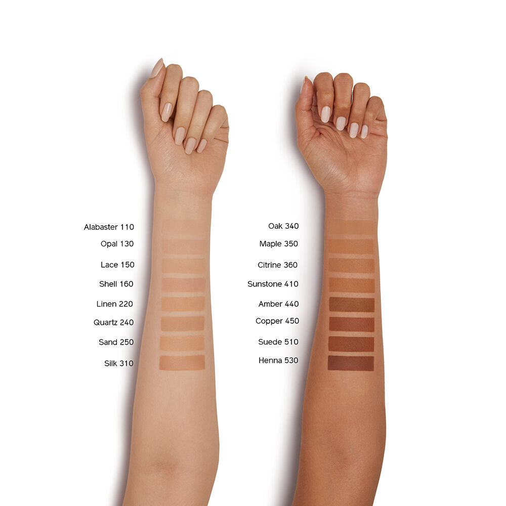 Shiseido Synchro Skin Self-Refreshing Fondotinta in Polvere 160, confezione ed effetto su pelle. - thumbnail 2