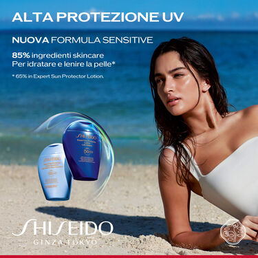 SHISEIDO EXPERT SUN PROTECTOR LOTION SENSITIVE SPF50+, 