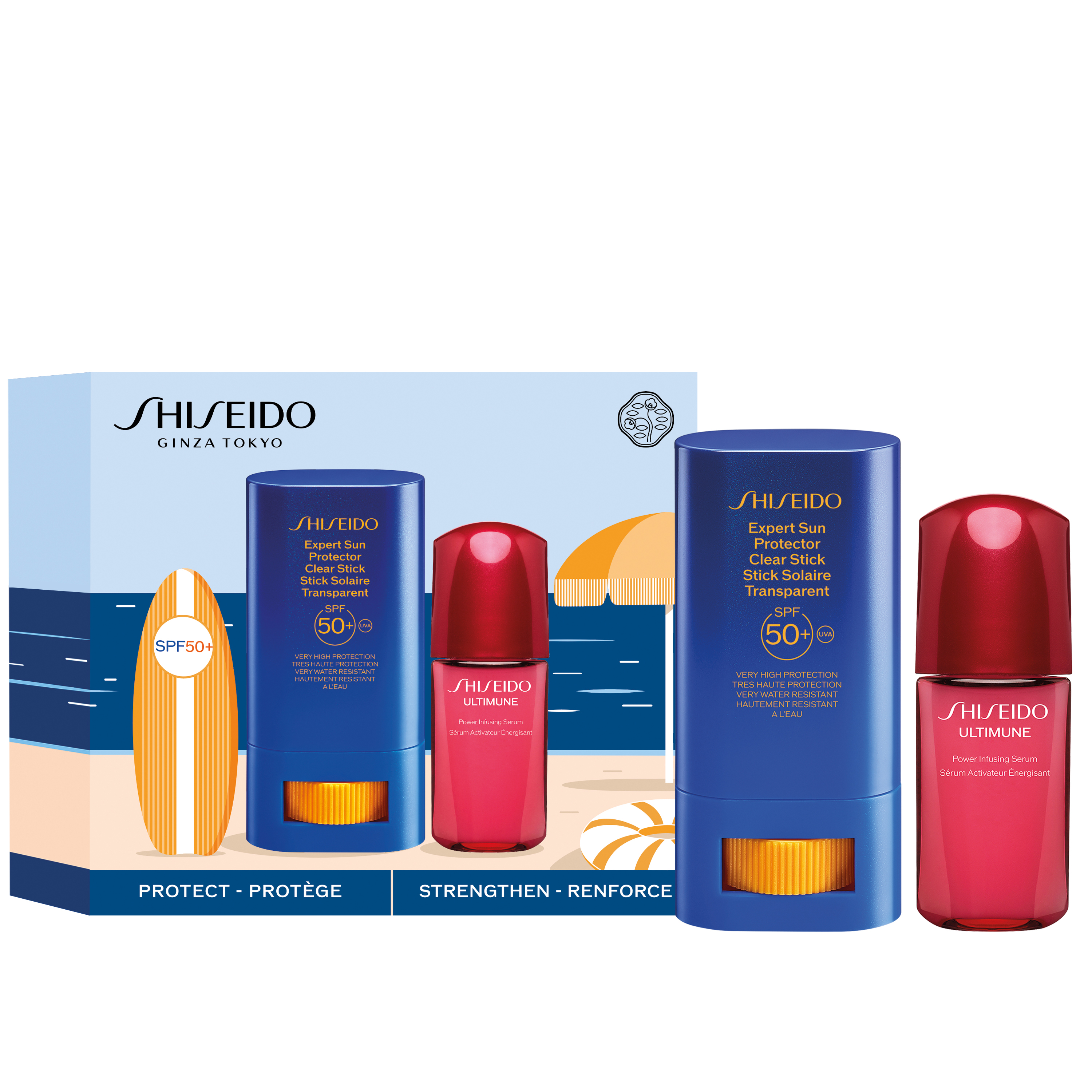 SUN PROTECTION CLEAR STICK KIT, 