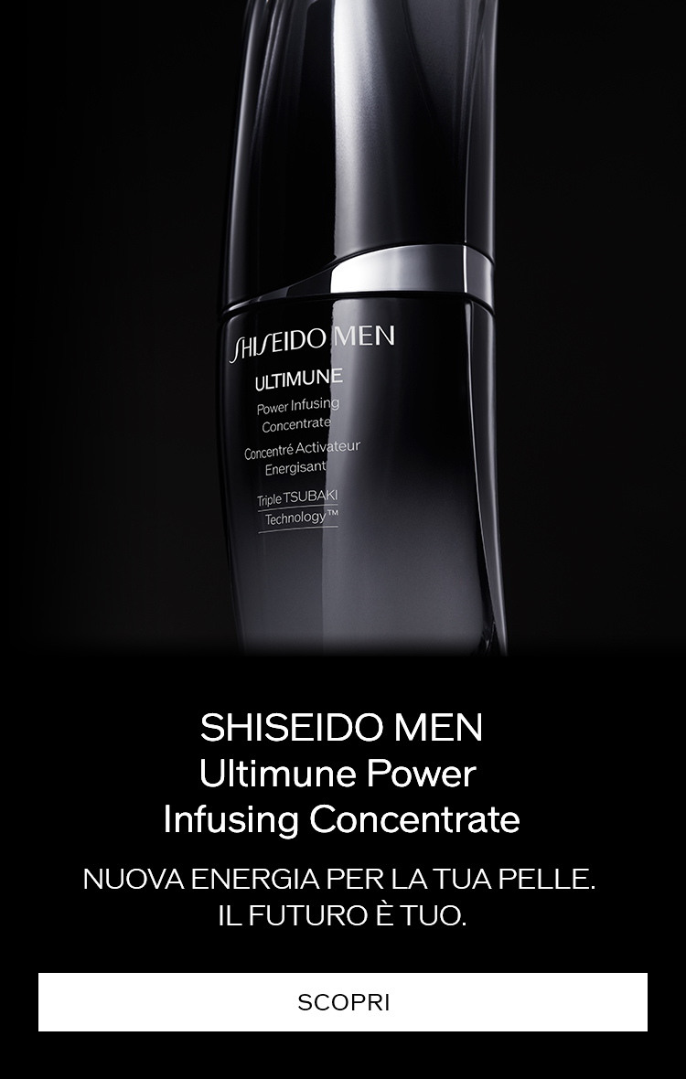 SHISEIDO MEN Ultimune Power Infusing Concentrate LIVEN UP YOUR LOOK OWN YOUR FUTURE VIEW DETAILS