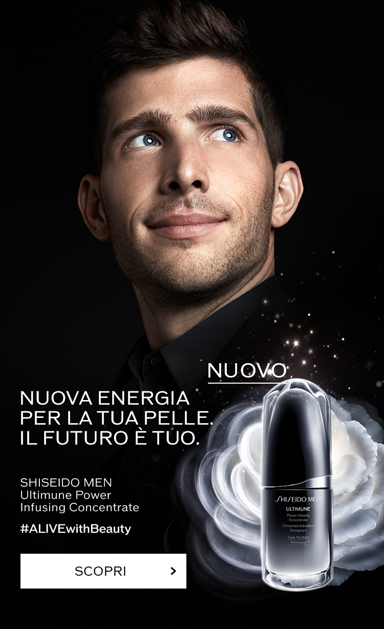 LIVIN UP YOUR LOOK OWN YOUR FUTURE - SHISEIDO MEN Ultimate Power Infusing Concentrate